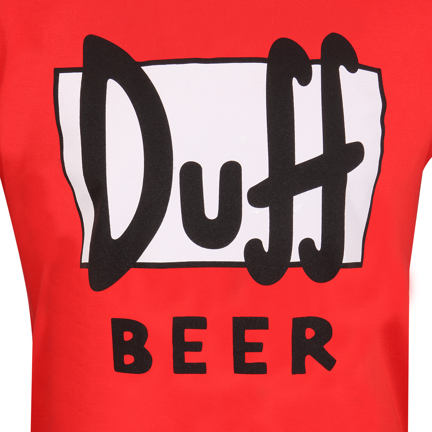 The Simpsons T-Shirt XXL Rot Unisex Duff