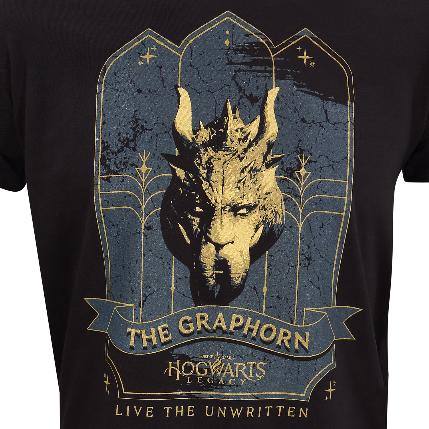 Hogwarts Legacy T-Shirt XXL Schwarz Unisex Graphorn