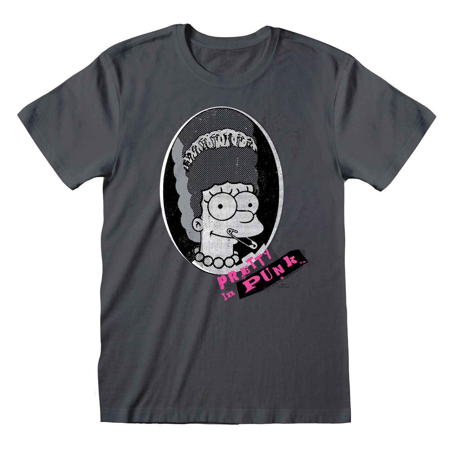 The Simpsons T-Shirt XXL Grau Unisex Marge Punk