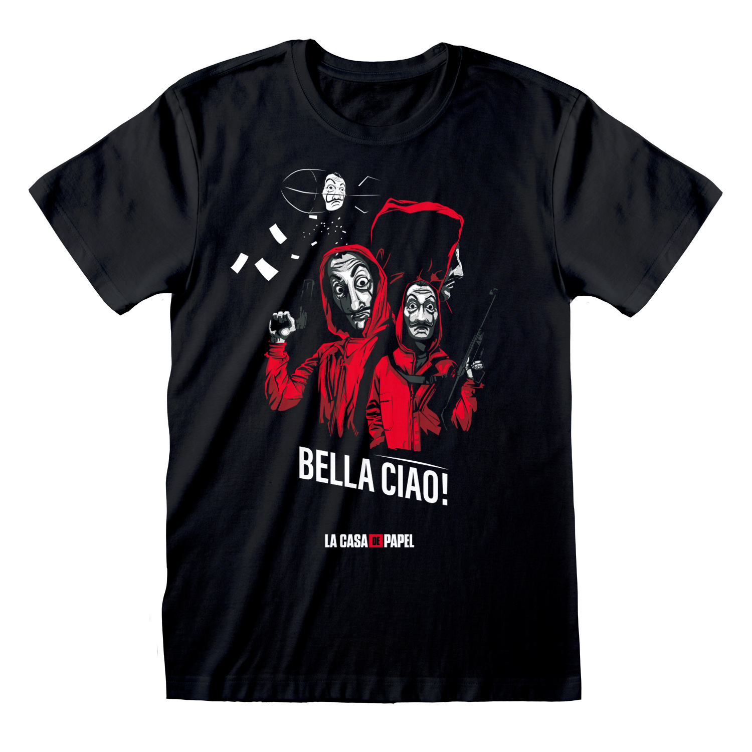 La Casa De Papel T-Shirt XXL Schwarz Unisex Money