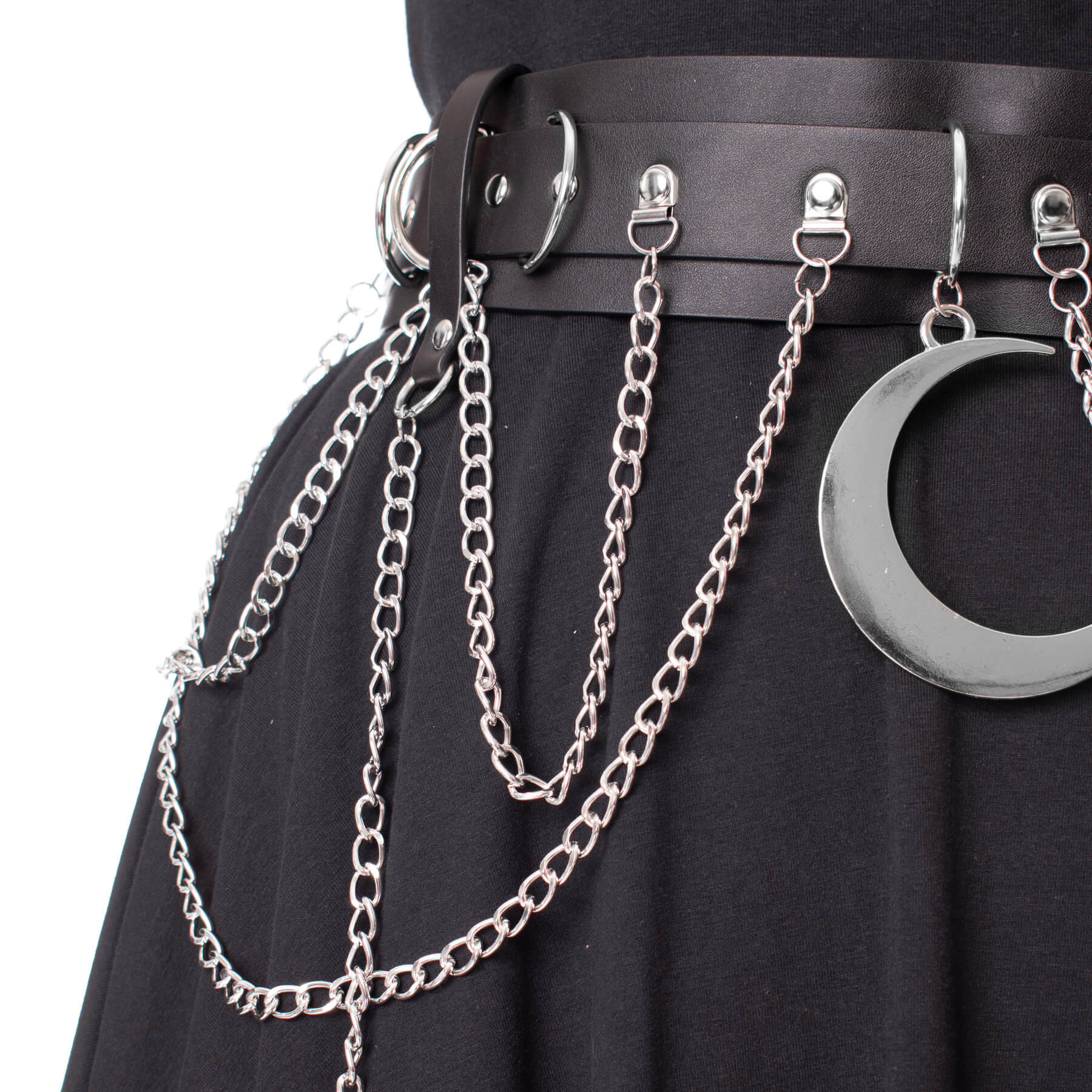 Heartless Gürtel XXL/3XL Schwarz Moondusk Belt