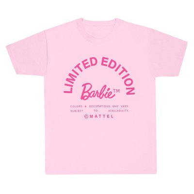 Barbie T-Shirt  Light Pink Unisex Limited Edition