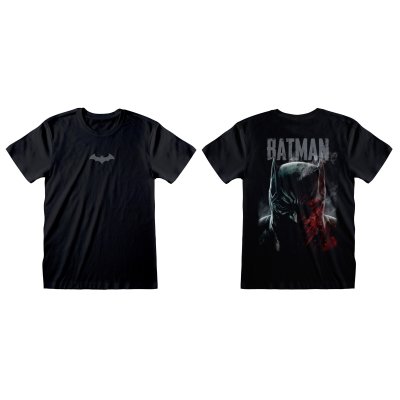 Batman T-Shirt  Schwarz Unisex Sinister (Front & Back Print)