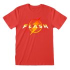The Flash Movie T-Shirt  Rot Unisex Logo