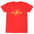 The Flash Movie T-Shirt  Rot Unisex Logo