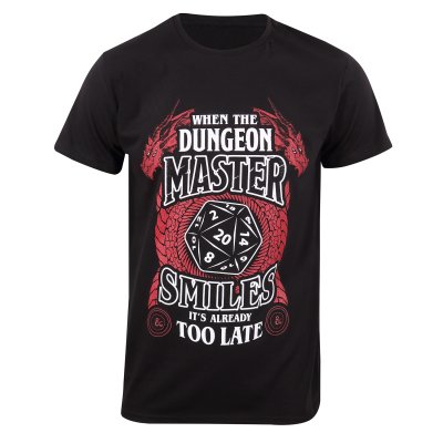 Dungeons And Dragons T-Shirt  Schwarz Unisex When The...