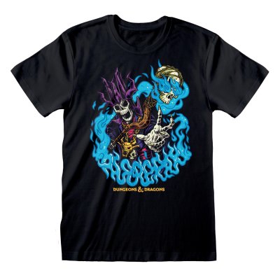 Dungeons and Dragons T-Shirt  Schwarz Unisex Acererak Colour Pop