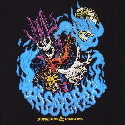 Dungeons and Dragons T-Shirt  Schwarz Unisex Acererak Colour Pop