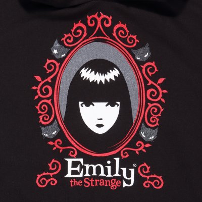 Emily The Strange Hoodie Schwarz Unisex Frame