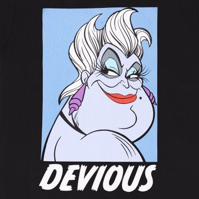 Disney Little Mermaid T-Shirt  Schwarz Unisex Devious Ursula