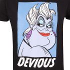 Disney Little Mermaid T-Shirt  Schwarz Unisex Devious Ursula