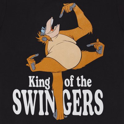 Jungle Book T-Shirt  Schwarz Unisex King Of The Swingers