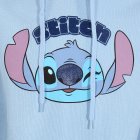 Disney Lilo and Stitch Hoodie  Blau Unisex Stitch Hoodie  Blau Unisex Cute Face