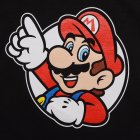 Super Mario T-Shirt  Schwarz Kinder Unisex Its a Me Mario