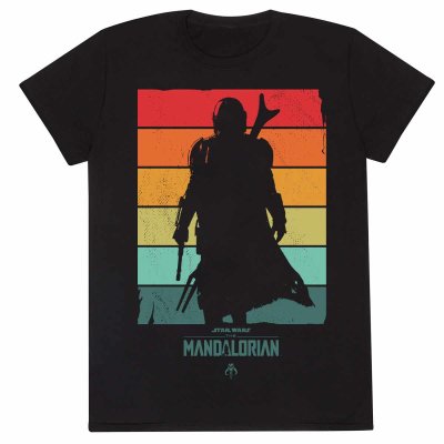 The Mandalorian T-Shirt  Schwarz Unisex Spectrum