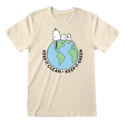 Snoopy T-Shirt  Beige Unisex Keep It Green
