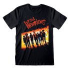The Warriors T-Shirt  Schwarz Unisex Line Up Angle