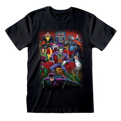 Warner Bros 100 T-Shirt  Schwarz Unisex Joker T-Shirt...
