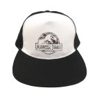 Jurassic Park Snapback Cap  Schwarz & Weiß Camo Logo