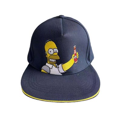Simpsons Snapback Cap  Schwarz Homer Beer