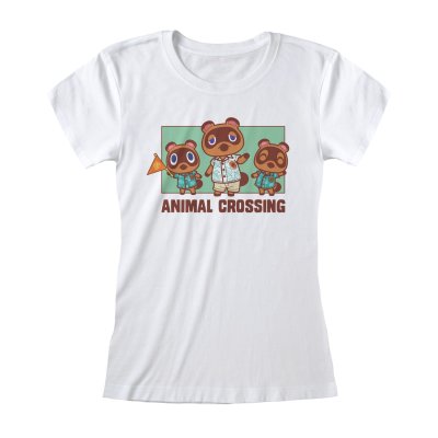 Nintendo Animal Crossing Frauenshirt  Weiß Nook...