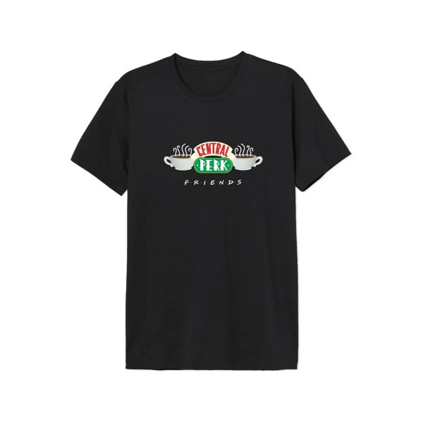 Friends T-Shirt Schwarz Central Perk Logo Unisex