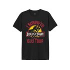 Jurassic Park T-Shirt Schwarz Jurassic Park 1993 Tour Unisex