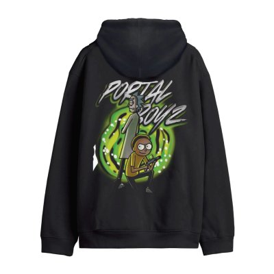 Rick & Morty Sweatshirt Schwarz Portal Boyz Unisex