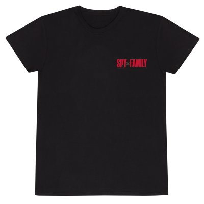 Spy x Family T-Shirt Schwarz Unisex Backprint