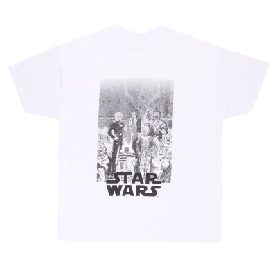 Star Wars T-Shirt Weiß Unisex Anime