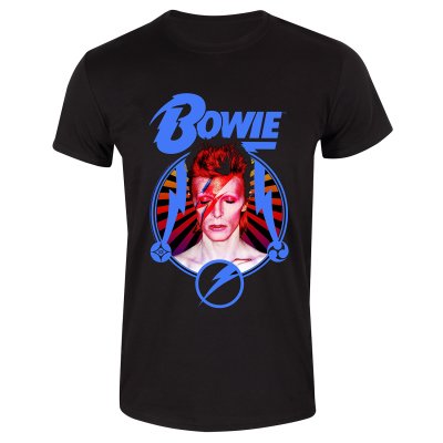 David Bowie T-Shirt Schwarz Unisex Starburst