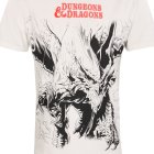 Dungeons And Dragons T-Shirt Beige Unisex Oversized Dragon