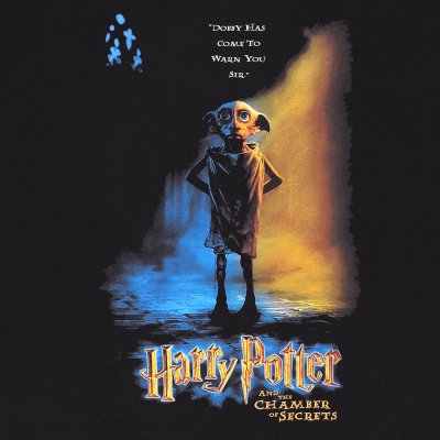 Harry Potter T-Shirt Schwarz Unisex Dobby Poster