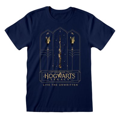 Hogwarts Legacy T-Shirt Navyblau Unisex Golden