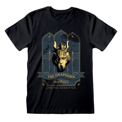 Hogwarts Legacy T-Shirt Schwarz Unisex Graphorn