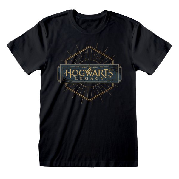 Hogwarts Legacy T-Shirt Schwarz Unisex Logo