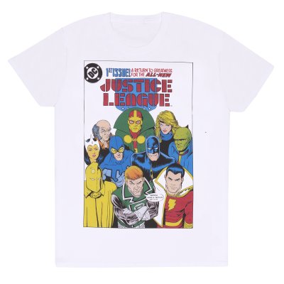 DC Comics Justice League T-Shirt Weiß Unisex Comic...