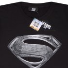DC Justice League Movie T-Shirt Schwarz Unisex Superman Black Logo