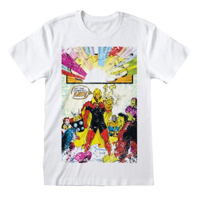 Marvel Comics Warlock T-Shirt Weiß Unisex Gauntlet
