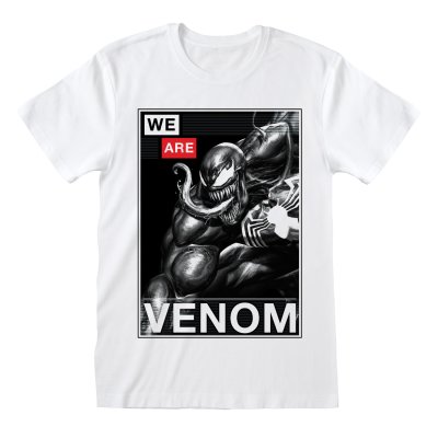 Marvel Universe T-Shirt Weiß Unisex Venom Poster