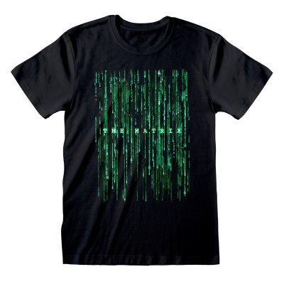Matrix T-Shirt Schwarz Unisex Coding