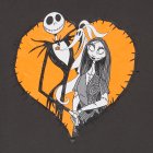 Nightmare Before Christmas T-Shirt Bunt Unisex Orange Heart