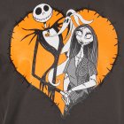 Nightmare Before Christmas T-Shirt Bunt Unisex Orange Heart