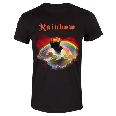 Rainbow T-Shirt Schwarz Unisex Rising