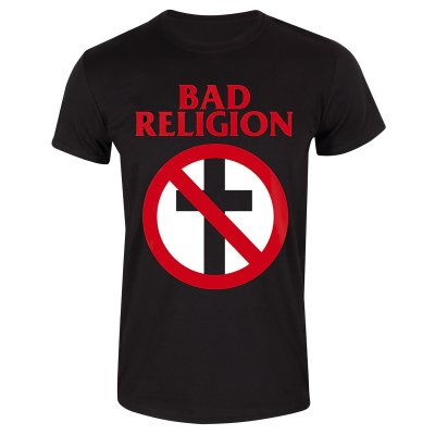 Bad Religion T-Shirt Schwarz Unisex Classic Buster Cross