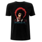 Jimi Hendrix T-Shirt Schwarz Unisex Both Sides Of The Sky