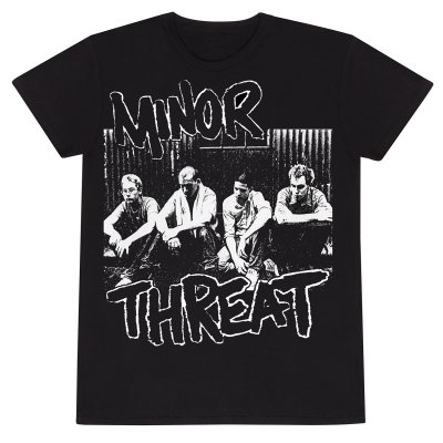 Minor Threat T-Shirt Schwarz Unisex Xerox