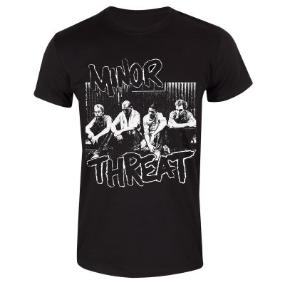 Minor Threat T-Shirt Schwarz Unisex Xerox