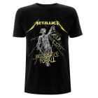 Metallica T-Shirt Schwarz Unisex And Justice For All Tracks