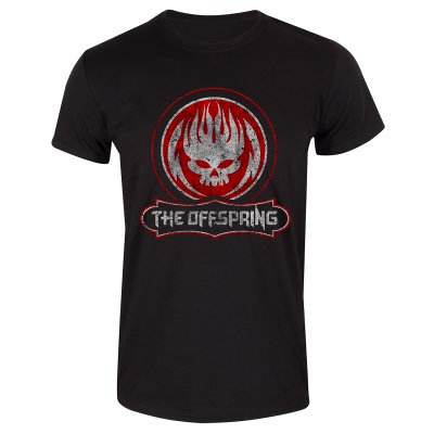 The Offspring T-Shirt Schwarz Unisex Distressed Skull